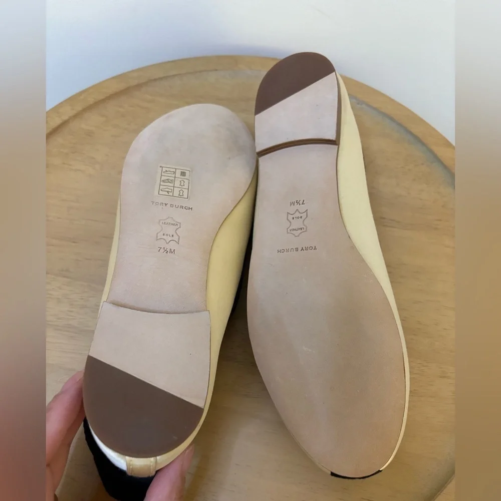 New TORY BURCH Herringbone Wrap Ballet Flats